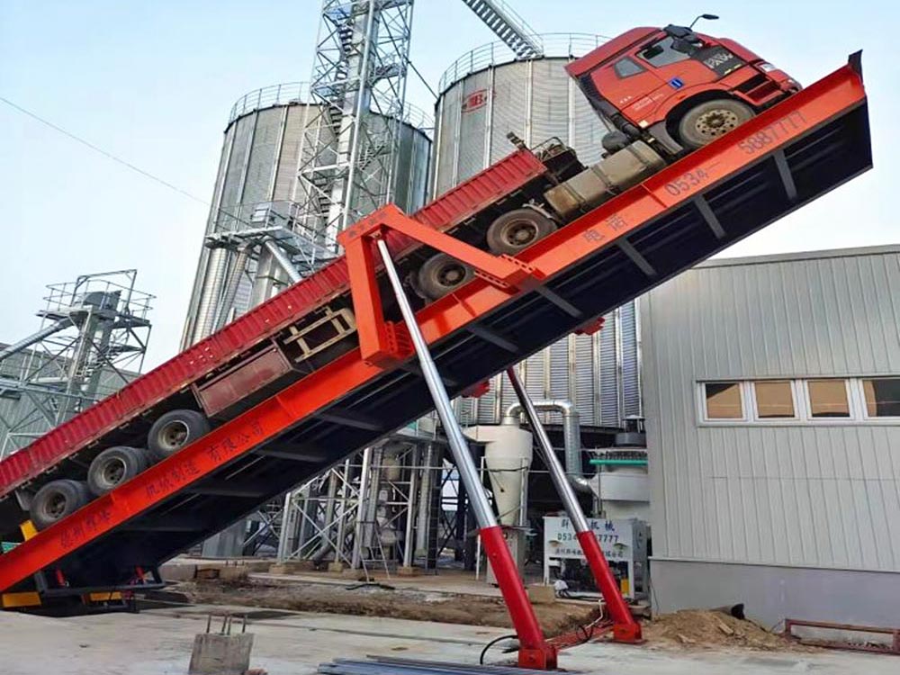 雙側(cè)支撐式液壓智能卸車(chē)裝備